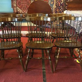 nichols and stone fiddle back chairs