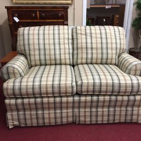 pennsylvania house plaid loveseat