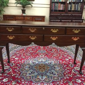 mahogany five drawer server