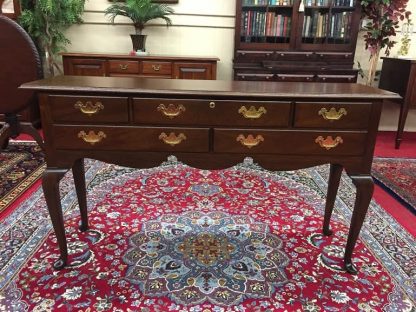 mahogany five drawer server