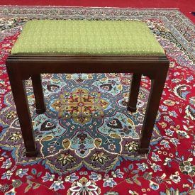 mahogany vanity bench