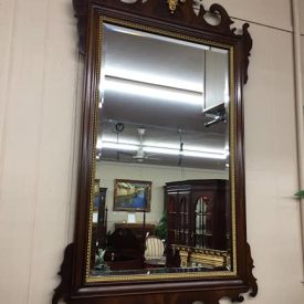 Councill Craftsman Mahogany Chippendale Style Mirror