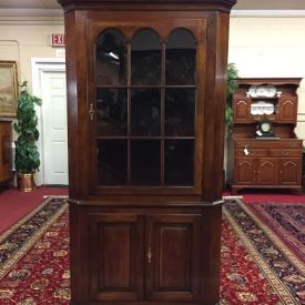 statton cherry corner cabinet