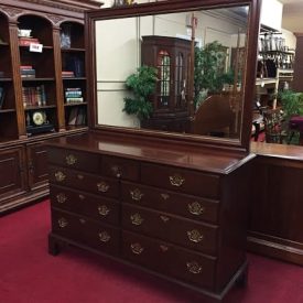 harden cherry dresser with mirror