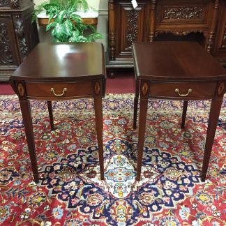 Hickory Chair Mahogany Pembroke Tables