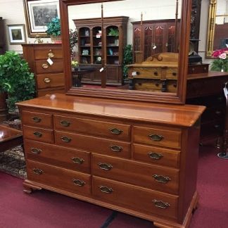 taylor jamestown cherry dresser with mirror