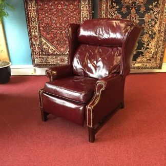 Leathercraft Burgundy Reclining Chair