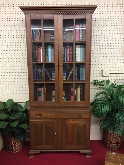 walnut bookcase