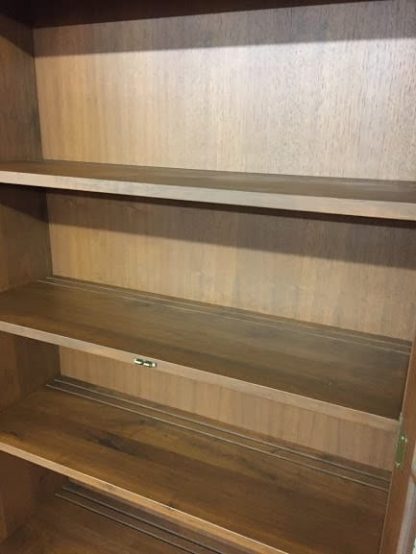 walnut bookcase