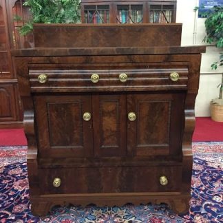 antique mahogany serving cabinet