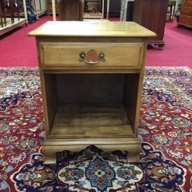 maple one drawer end table