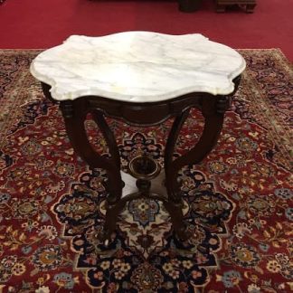 Victorian Marble Top End Table