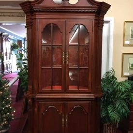 Thomasville Cherry Corner Cabinet