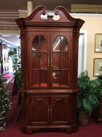 Thomasville Cherry Corner Cabinet