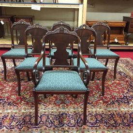 antique victorian dining chairs