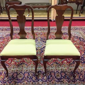 colonial furniture cherry dining chairs