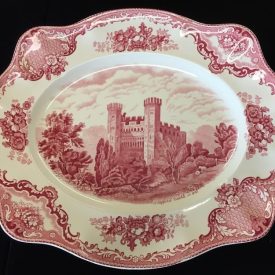 Johnson Brothers Pink Transferware - Large Serving Platter