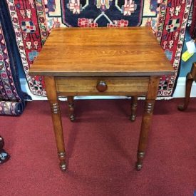 antique one drawer work table