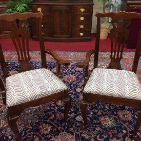 Vintage Cherry Arm Chairs