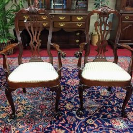 Councill Craftsman Mahogany Arm Chairs