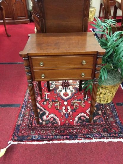 Norris Furniture Two Drawer End Table