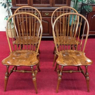 E.R. Buck Maple Windsor Dining Chairs