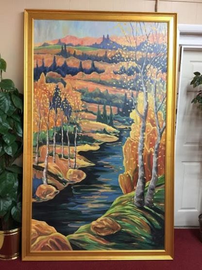 Large Original Oil on Canvas by Kirk D. Denney