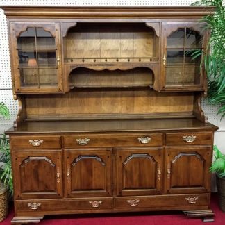 Large Temple Stuart Maple Hutch Cabinet