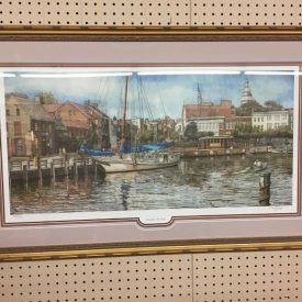 "Annapolis City Dock" Print by NP Santoleri