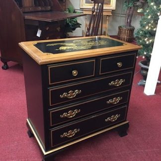 Maple and Black Small Chest with Eagle