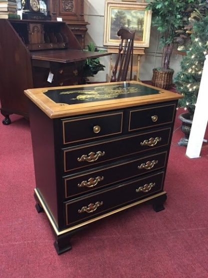 Maple and Black Small Chest with Eagle