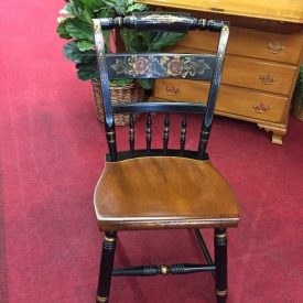 Cherry Hitchcock Stenciled Chair