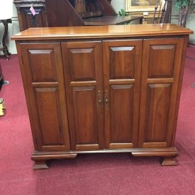 Cherry Paneled Door Credenza