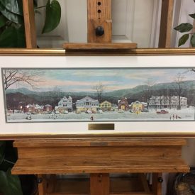 Norman Rockwell "Stockbridge Main Street at Christmas" Print