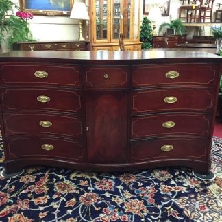 White Furniture Mahogany Inlaid Buffet