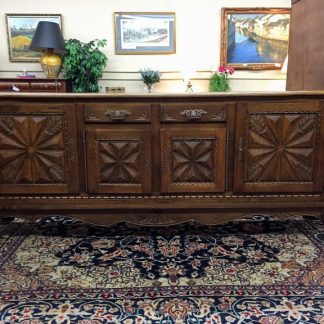 Large Vintage German Sideboard Buffet