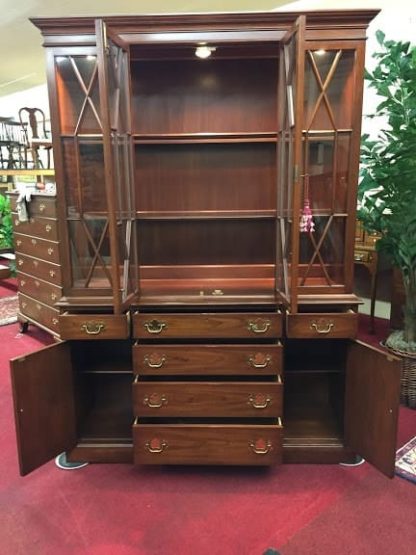 Henkel Harris Lighted China Cabinet