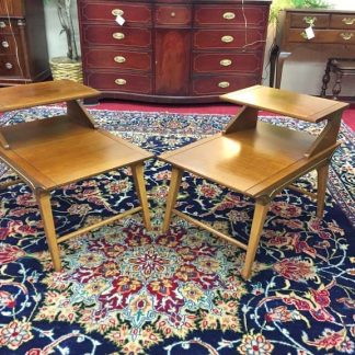 Lane Mid Century Modern Lamp Tables (Pair)