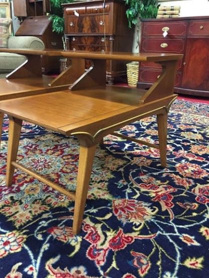 Lane Mid Century Modern Lamp Tables (Pair)