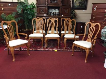 Pennsylvania House Set of Eight Oak Chairs