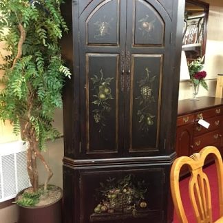 Pulaski Painted Corner Cabinet