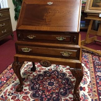 Mahogany Ball and Claw Foot Secretary Desk