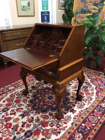 Mahogany Ball and Claw Foot Secretary Desk