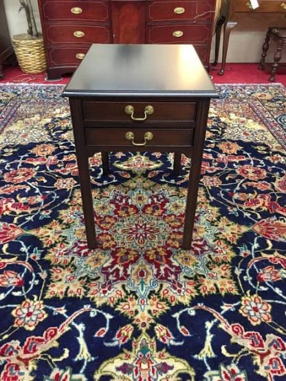 Stickley Two Drawer End Table