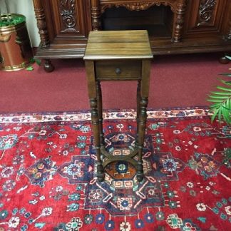 Antique Walnut Tall Stand