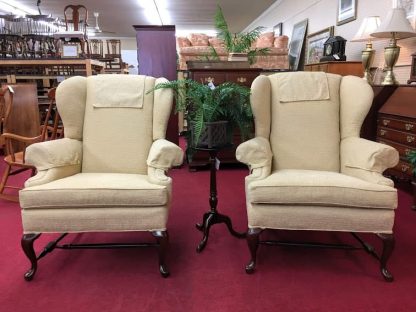 Wheat Colored Wing Back Chairs ($285 each)