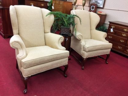 Wheat Colored Wing Back Chairs ($285 each)