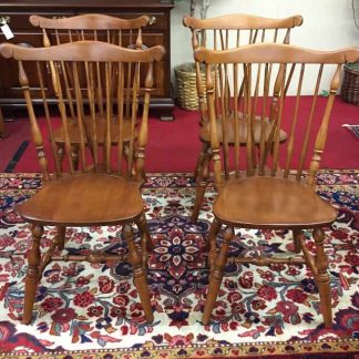 S. Bent Brothers Cherry Windsor Chairs