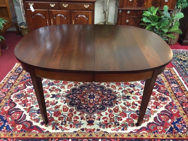 Biggs Mahogany Dining Table with Two Leaves