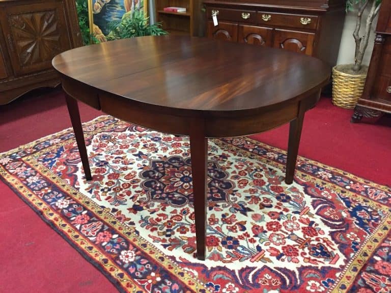 Biggs Mahogany Dining Table with Two Leaves